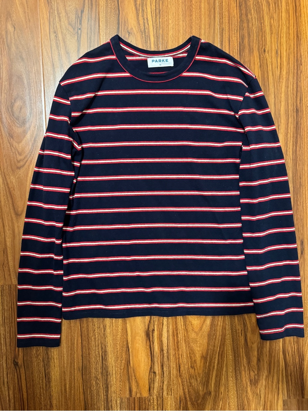PARKE Long Sleeve Striped Tee - Picture 2 of 3